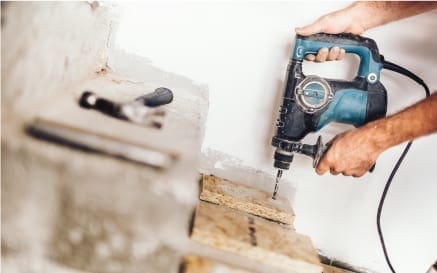renovations and maintenance action shot